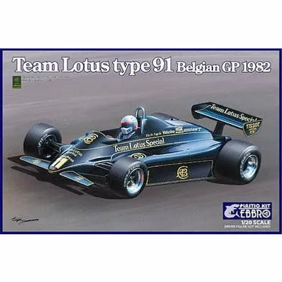 Team Lotus type 91 1982 British Grand Prix 1/20 by Ebbro