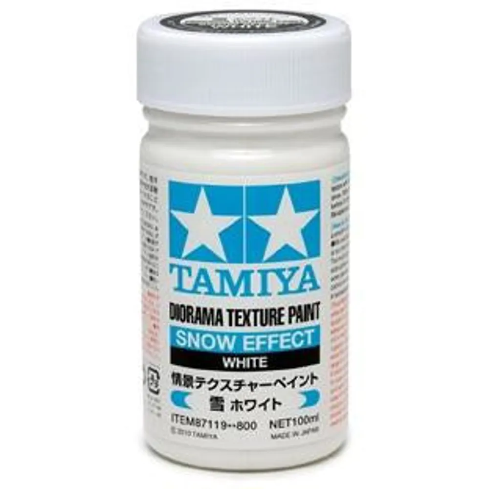 Tamiya Diorama Texture Paint 100mL Snow Effect White #87119