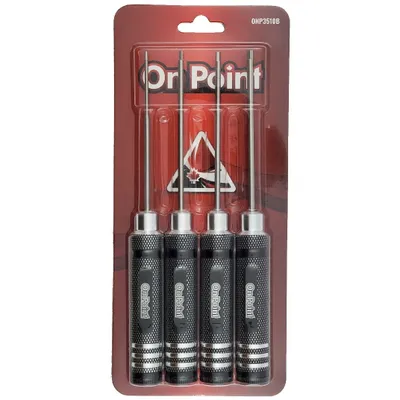 On Point Hex Screwdrivers (4) Size: 1.5, 2.0, 2.5, 3.0mm