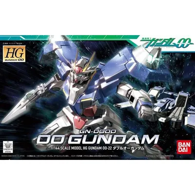 HG 1/144 Gundam 00 #22 GN-0000 00 Gundam #0155746 by Bandai