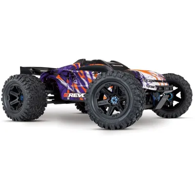 Traxxas E-Revo 2 VXL Brushless 1/8 Scale 4 WD Monster Truck TSM w/VXL-6s ESC & TQi 2.4GHz Radio