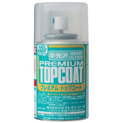 Mr. Premium Top Coat Semi-Gloss Aerosol (88ml)