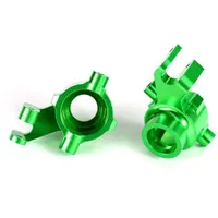 TRA8937G Traxxas Steering blocks, 6061-T6 aluminum (green-anodized), left & right (Maxx)