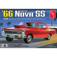 1966 Chevrolet Nova SS 1/25 Model Car Kit #1198 by AMT