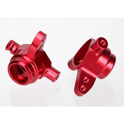 Traxxas Aluminum Steering Block Set (Red) (2) TRA6837R