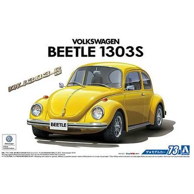 Volkswagen Beetle 1303S Cabriolet 1/24 Model Car Kit #55724 by Aoshima