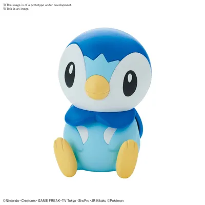 Piplup Pokemon Quick! #06 Model Kit #5061573 by Bandai