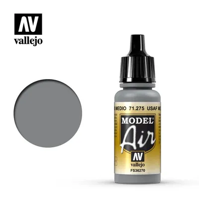 Vallejo Model Air 71.275 USAF Medium Grey 17mL