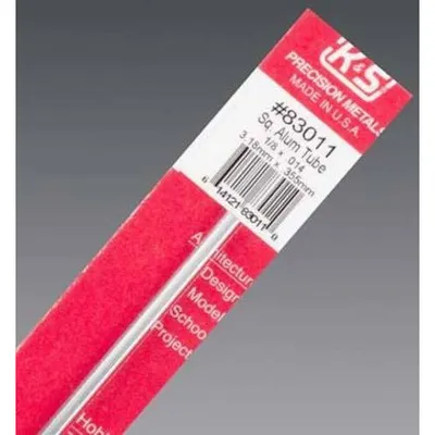 K&S Square Aluminum Tube - 1/8 x .014 KSE83011