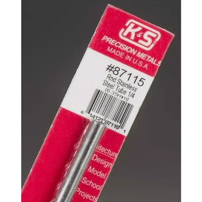 K&S Round Stainless Tube - 1/4" KSE87115