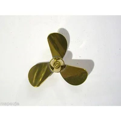 RIV534-70 4MM THREAD-70MM LEFT HAND Brass Propeller