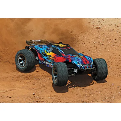 Traxxas 1/10 4WD Stadium Truck RTR Brushless Rustler VXL - Assorted Colours TRA67076-4