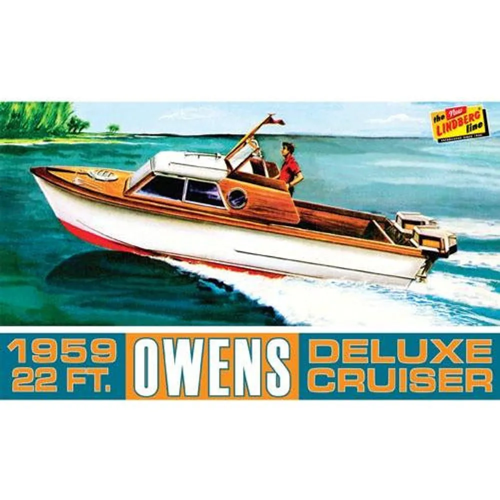 Owens Outboard Cruiser Boat 1/25 Model Ship Kit #HL222/12 by Lindberg