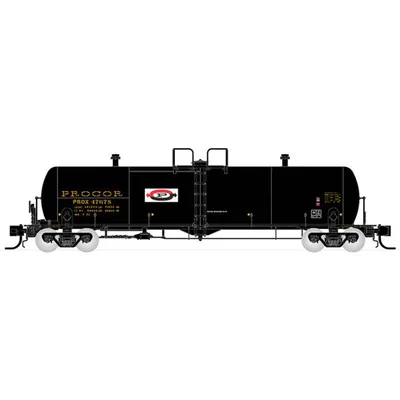 Procor 20K gal Tank Car: PROX As delivered Split P Logo