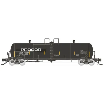 N Procor 20K gal Tank Car: PROX Modern w/Small Logo
