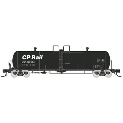 N Procor 20K gal Tank Car: CP Company Service - 4-Pack