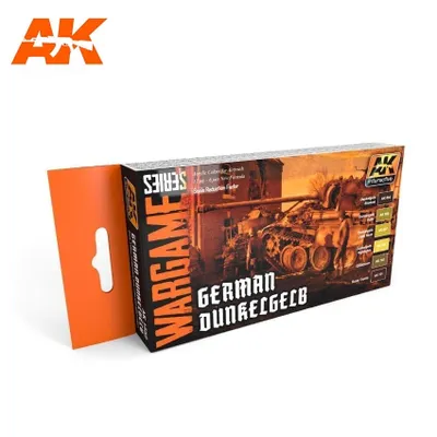 AK-1552 German Dunkelgelb Colors Set