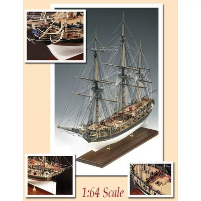 Amati 1/64 HMS Fly Rigged Sloop