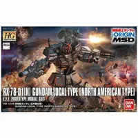 HG 1/144 The Origin #17 RX-78-01[N] Gundam Local Type (North American Front) #5059153 by Bandai