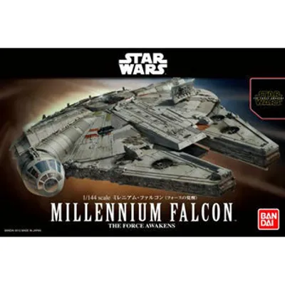 Millennium Falcon (The Force Awakens) 1/144 Star Wars Vehicle Model Kit #5063826 by Bandai
