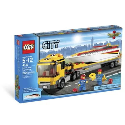 Lego City: Power Boat Transporter 4643