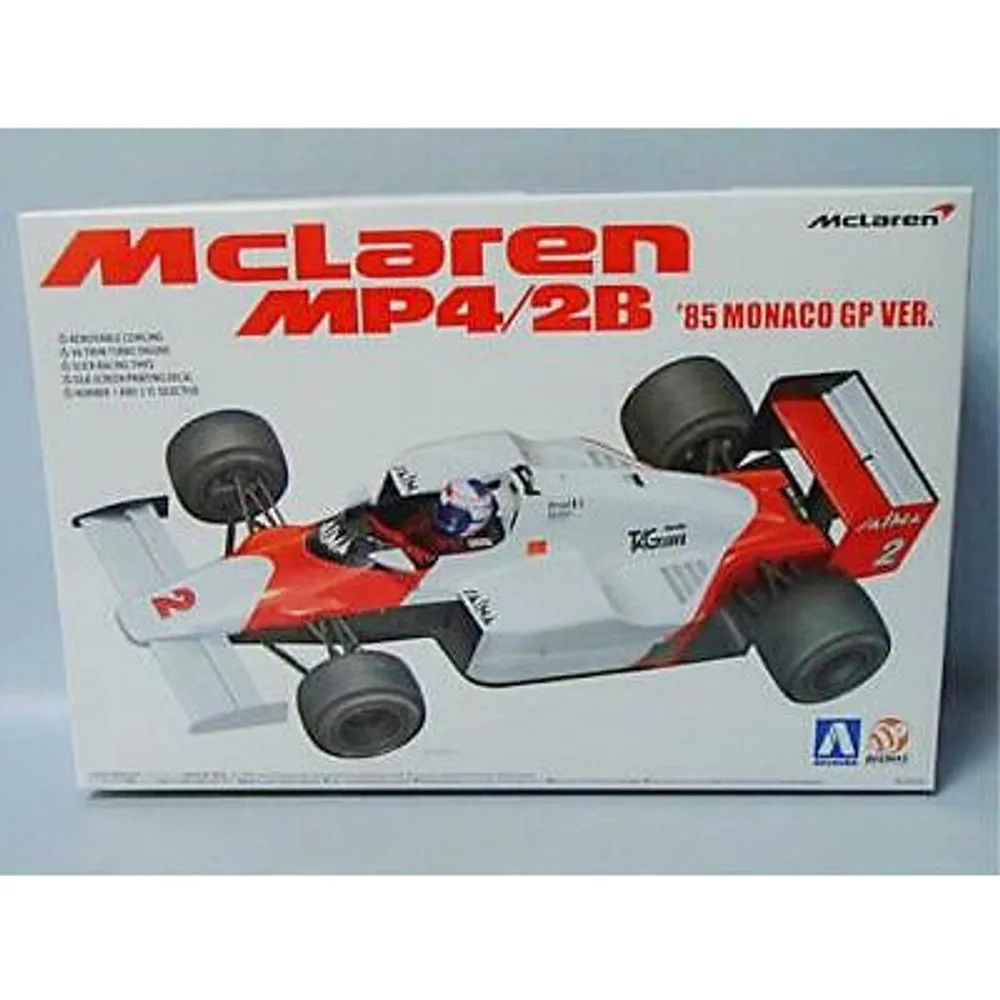 Beemax McLaren MP4/2B 1985 Monaco GP Ver 1/20 by Aoshima