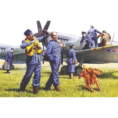RAF Pilots and Ground Personnel (1939-1945) 1/48 by ICM