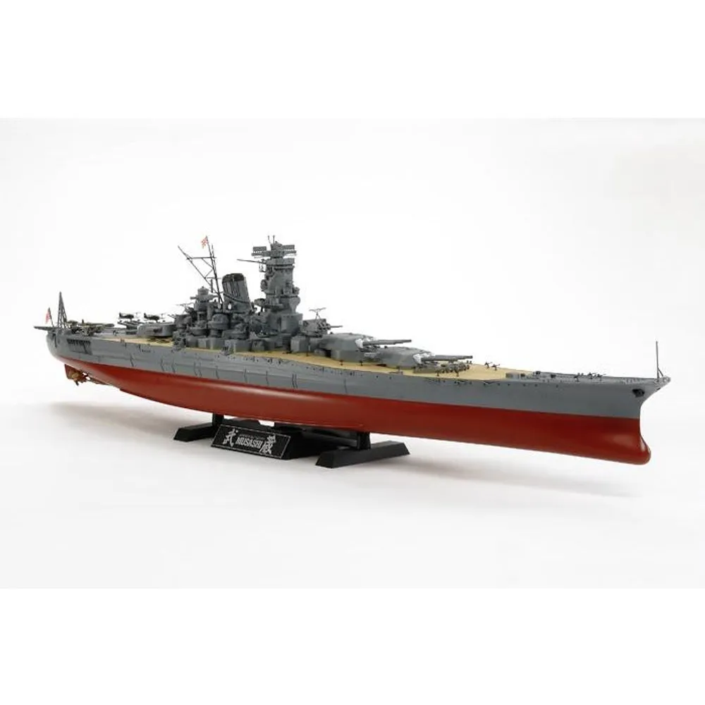 Musashi Japanese Battleship 1/350 Model Ship Kit #78031 by Tamiya