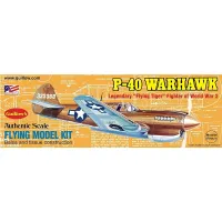 Guillows P-40 Warhawk "Flying Tiger" Fighter of WWII (6.5")