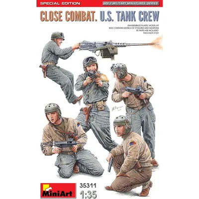 Close Combat U.S. Tank Crew #35311 1/35 Figure Kit by MiniArt