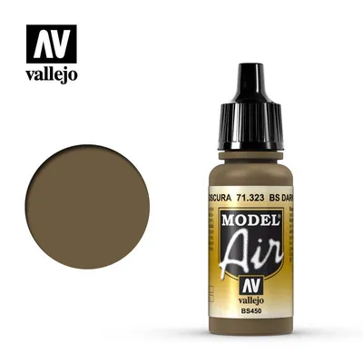 Vallejo Model Air 71.323 BS Dark Earth 17mL