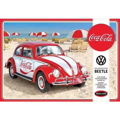 VW Beetle Coca Cola 1/25 Model Car Kit #960 by Polar Lights