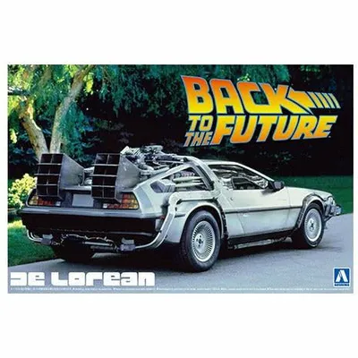 Delorean (Part I) 1/24 Back to the Future Model Kit #59166 by Aoshima