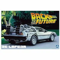 Delorean (Part I) 1/24 Back to the Future Model Kit #59166 by Aoshima