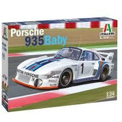 Porsche 935 Baby 1/24 Model Car Kit #3639 by Italeri