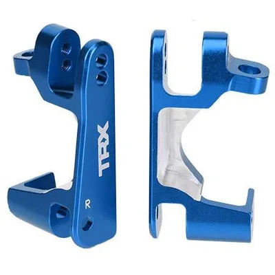 TRA6832X Aluminum Caster Block Set (2 pcs) (Blue)