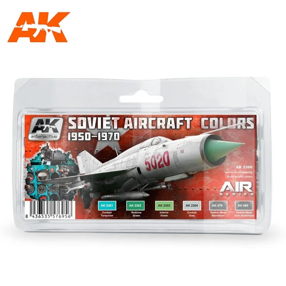 AK-2300 Soviet Aircraft Colors 1950-1970 Set