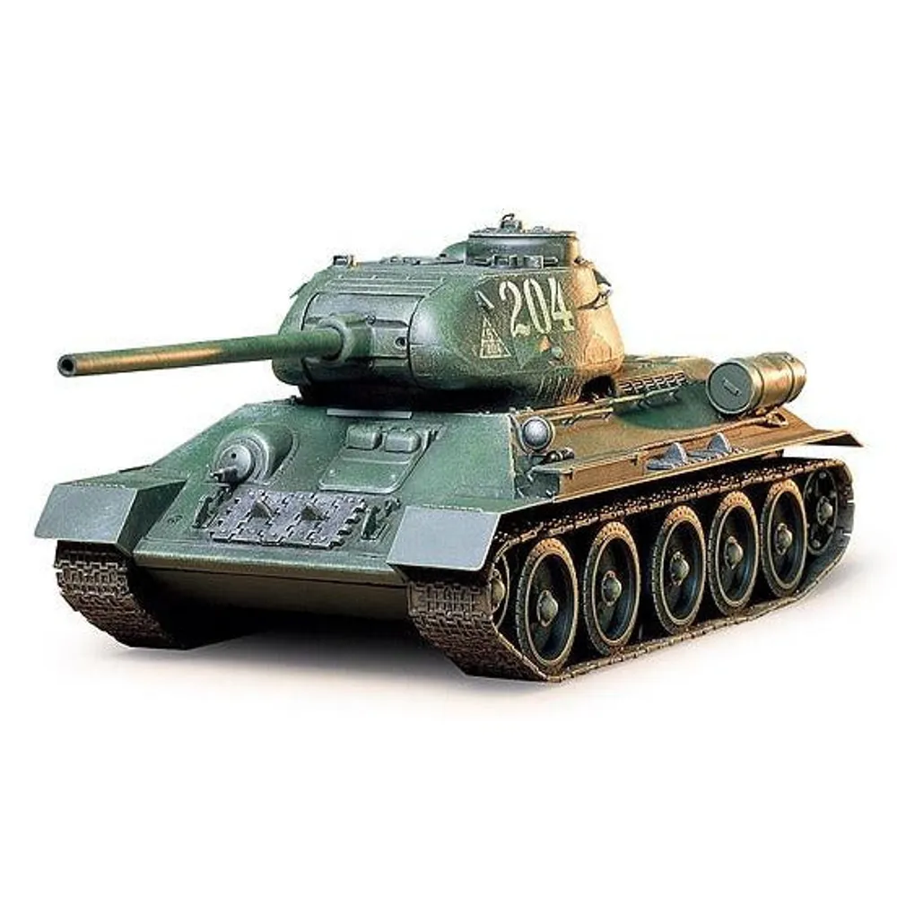 T34/76 1942 Russian Tank Production Model 1/35 #35049 by Tamiya