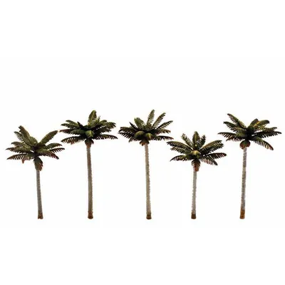Woodland Scenics Palm Trees 3-3.75 Inch (5 pack) WOO3597