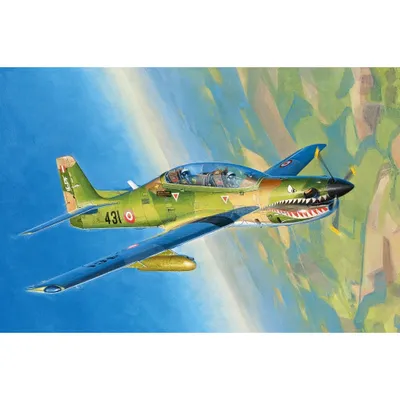 Brazilian EMB312 Tucano 1/48 #81763 by Hobby Boss