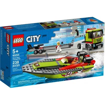 Lego City: Race Boat Transporter 60254