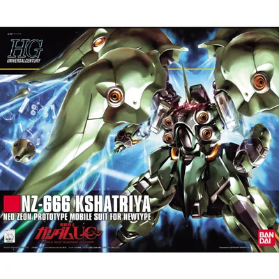 HGUC 1/144 #099 NZ-666 Kshatriya #5058063 by Bandai