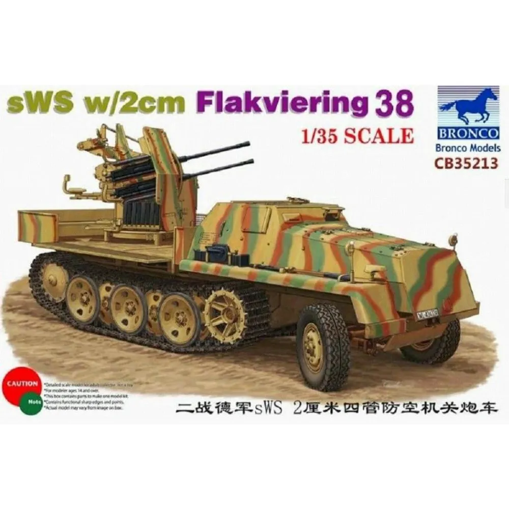 sWS w/2cm Flakviering38 1/35 by Bronco