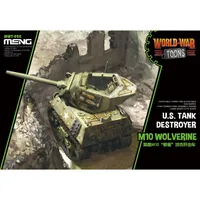 US Tank Destroyer M10 Wolverine Model Building Kit (World War Toons - Meng Kids)