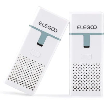 ELEGOO Mini Air Purifier with Activated Carbon Filter（2 Pack)