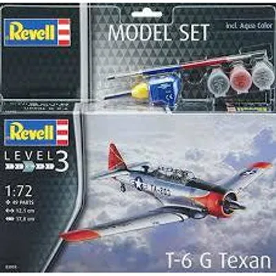 T-6 G Texan Starter Set 1/72 by Revell