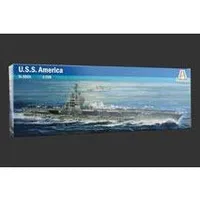 USS America CV-66 USN Carrier 1/720 Model Aircraft Carrier Kit #5521 by Italeri