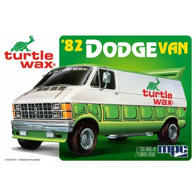 1982 Dodge Van Turtle Wax 1/24 Model Car Kit #943M/12 by MPC