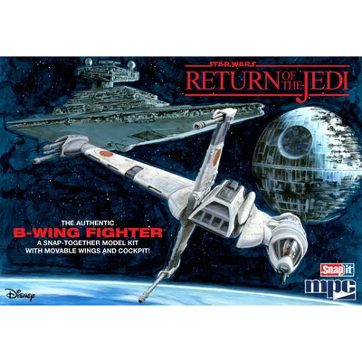 Star Wars Return of the Jedi: B-Wing Fighter 1/144 #949/12 by MPC