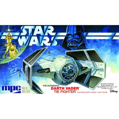 Darth Vader's TIE Fighter (TIE Advanced) 1/32 Star Wars Model Kit #952 by MPC